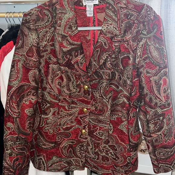 Serengeti Jackets & Blazers - 💥SOLD 💥Vintage Serengeti Tapestry Blazer Jacket Size m